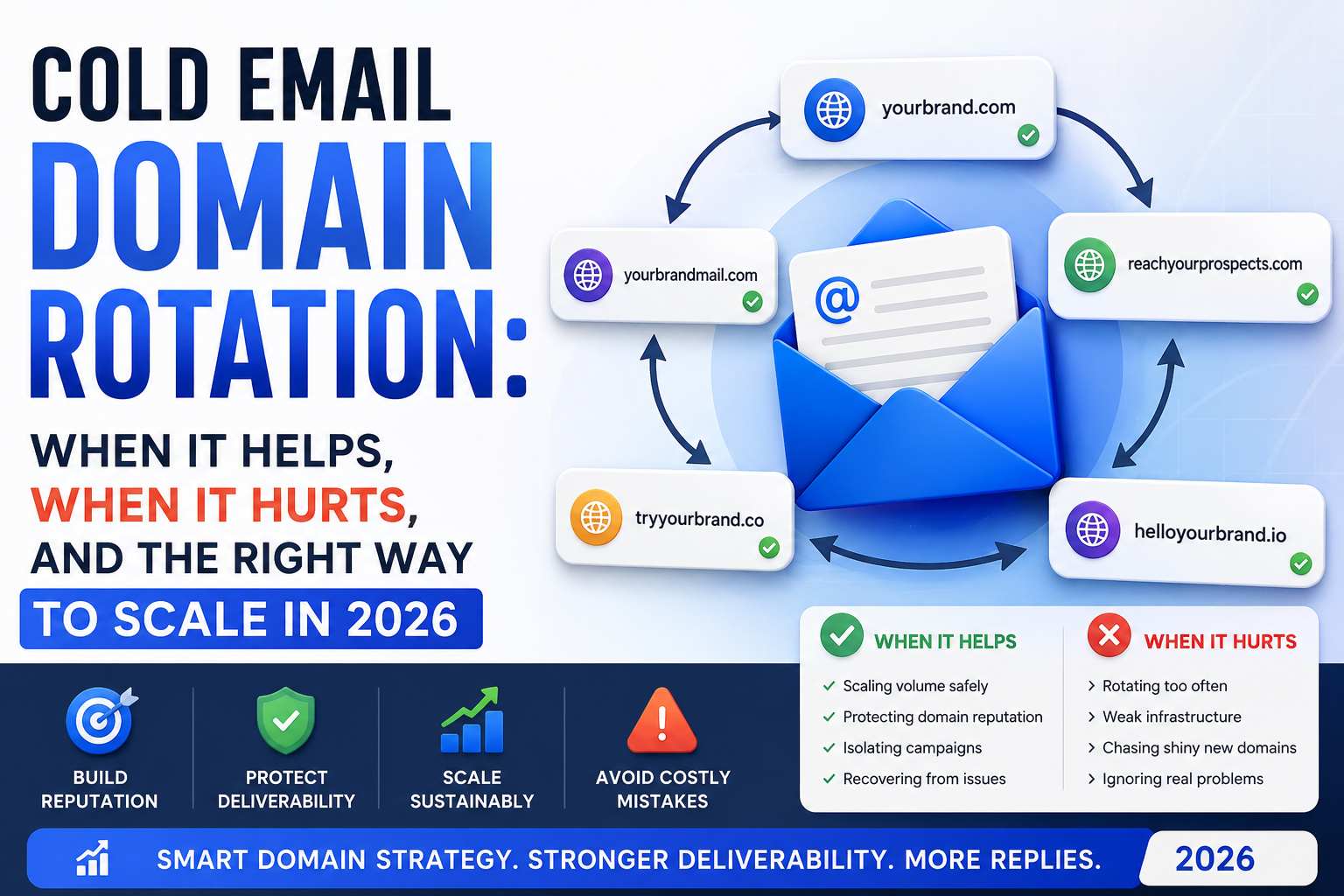 Cold Email Domain Rotation: When It Helps vs. Hurts