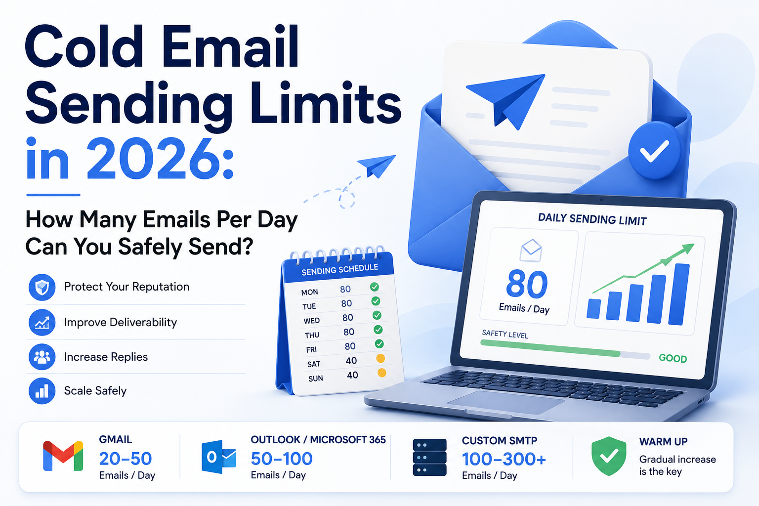Cold Email Sending Limits in 2026: How Many Per Day?